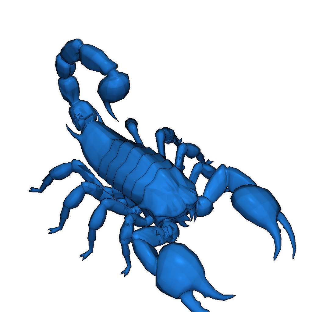 Скорпион для настольного декора