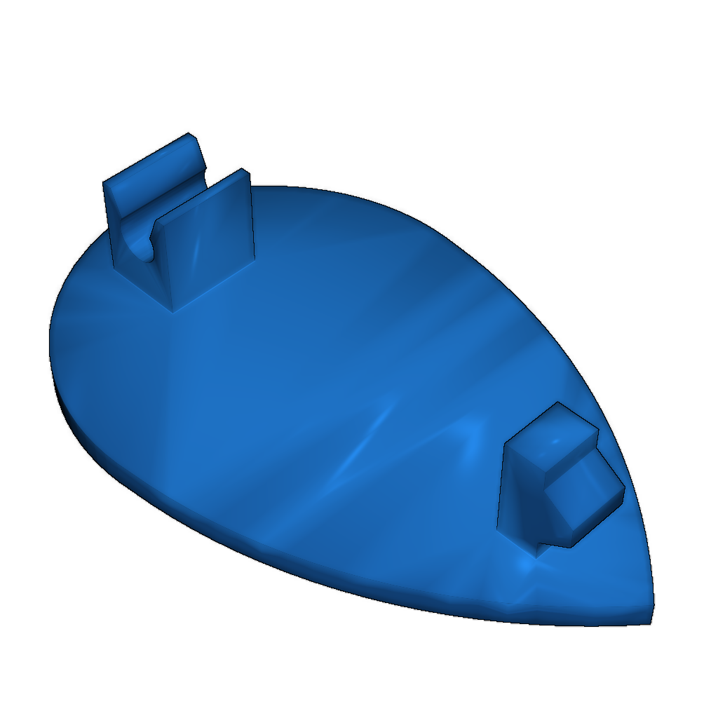 Клипса для растений в форме листа