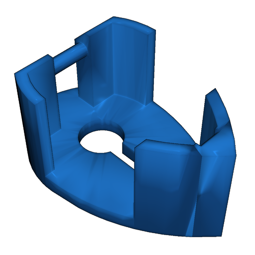 Клипса для растений в форме листа