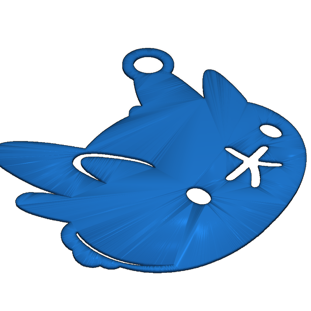 Шаблон Pyukumuku для брелка