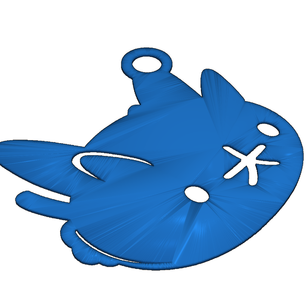 Шаблон Pyukumuku для брелка