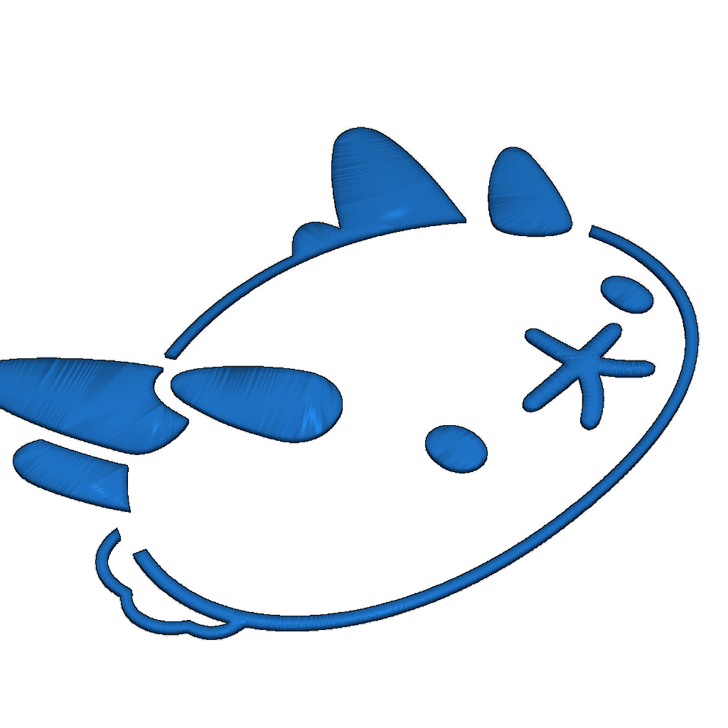 Шаблон Pyukumuku для брелка