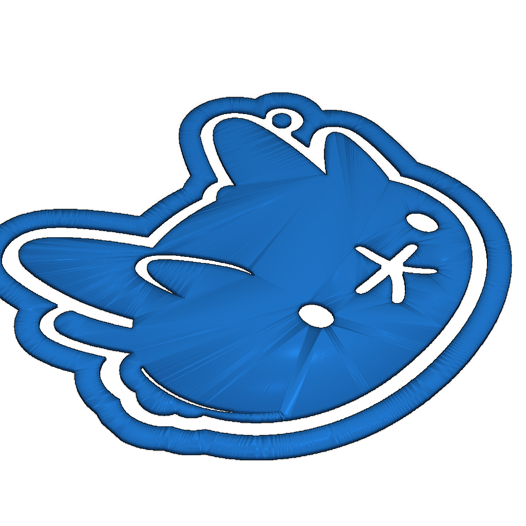 Шаблон Pyukumuku для брелка