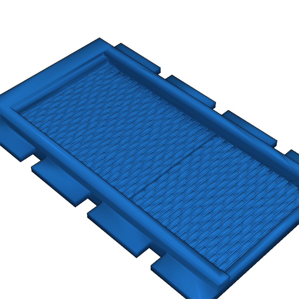 Игрушечный забор Playmobil из красных кирпичей