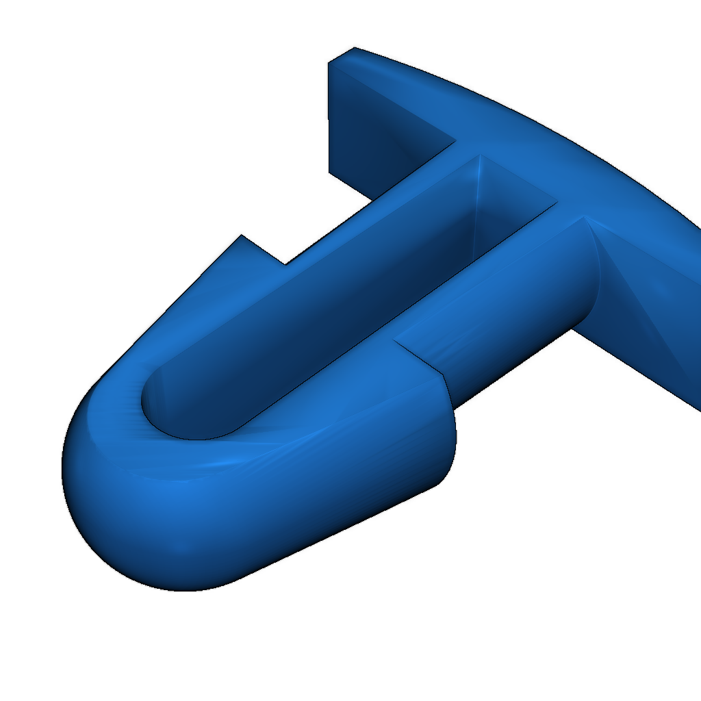 3D-модель зажима для Toyota Avensis