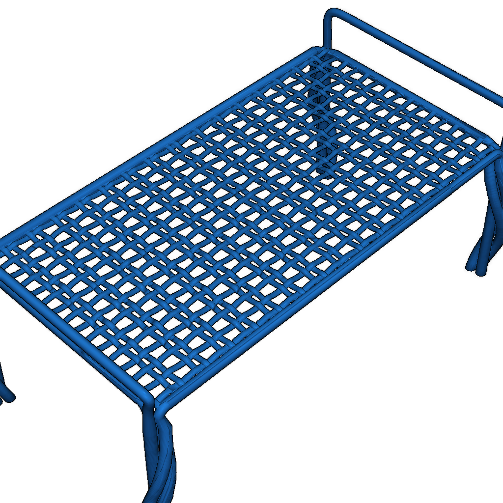 Миниатюрная мебель с закрученными ножками