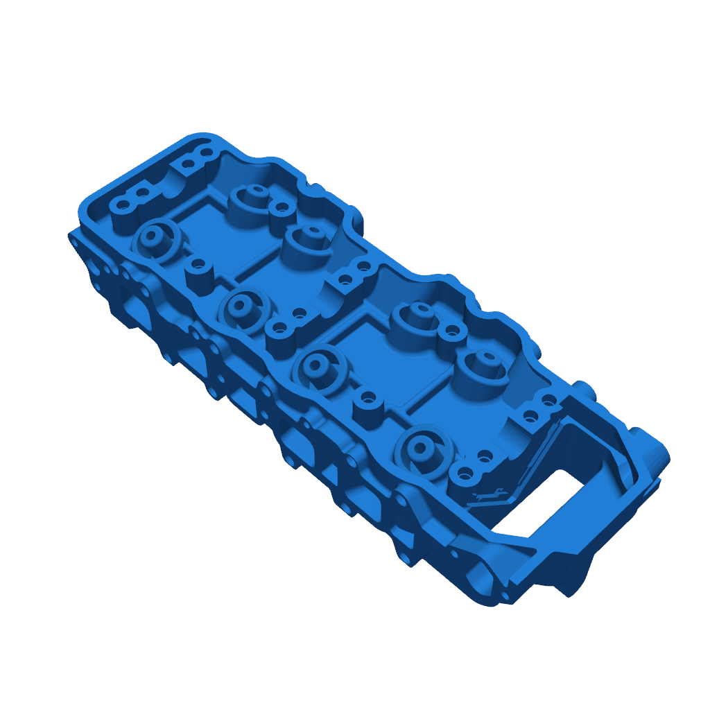 3D Модель Двигателя Toyota 22RE