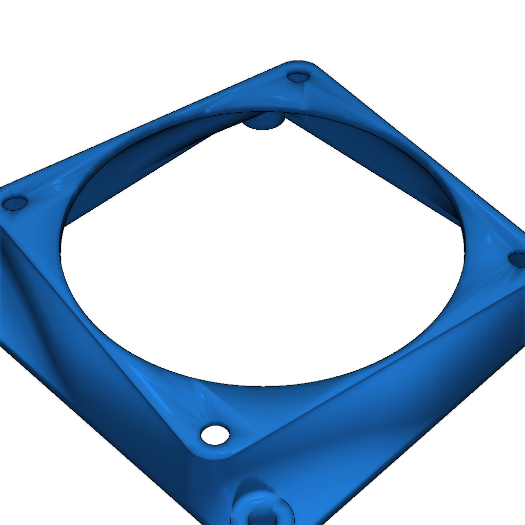 Адаптер вентилятора 70мм к вентиляционному отверстию 80мм