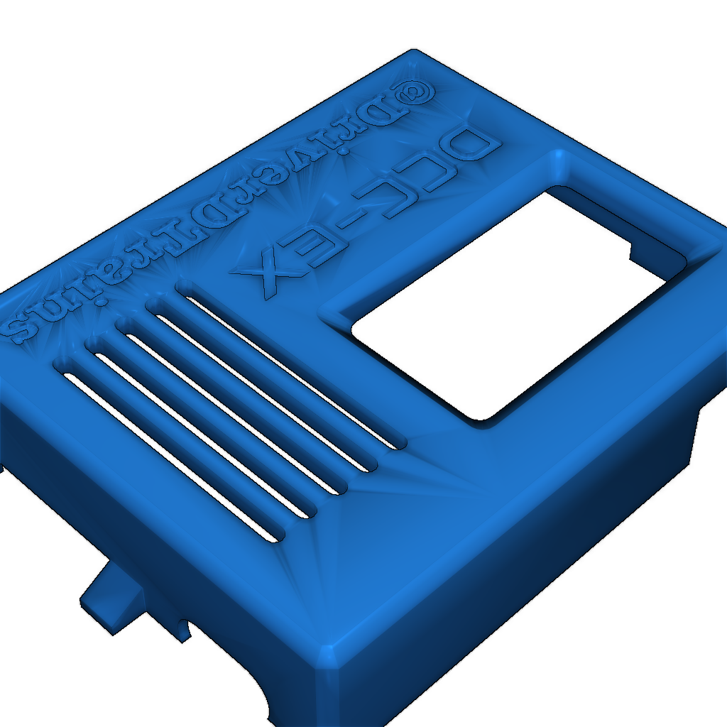 Крышка корпуса DCC-EX EX-CSB1 с логотипом DriverD Trains