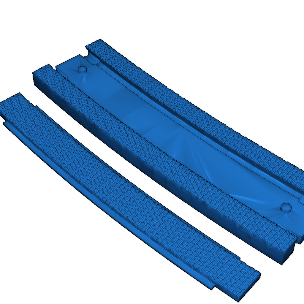 Изогнутое рельсовое основание SHB-Gleisbogen_R3