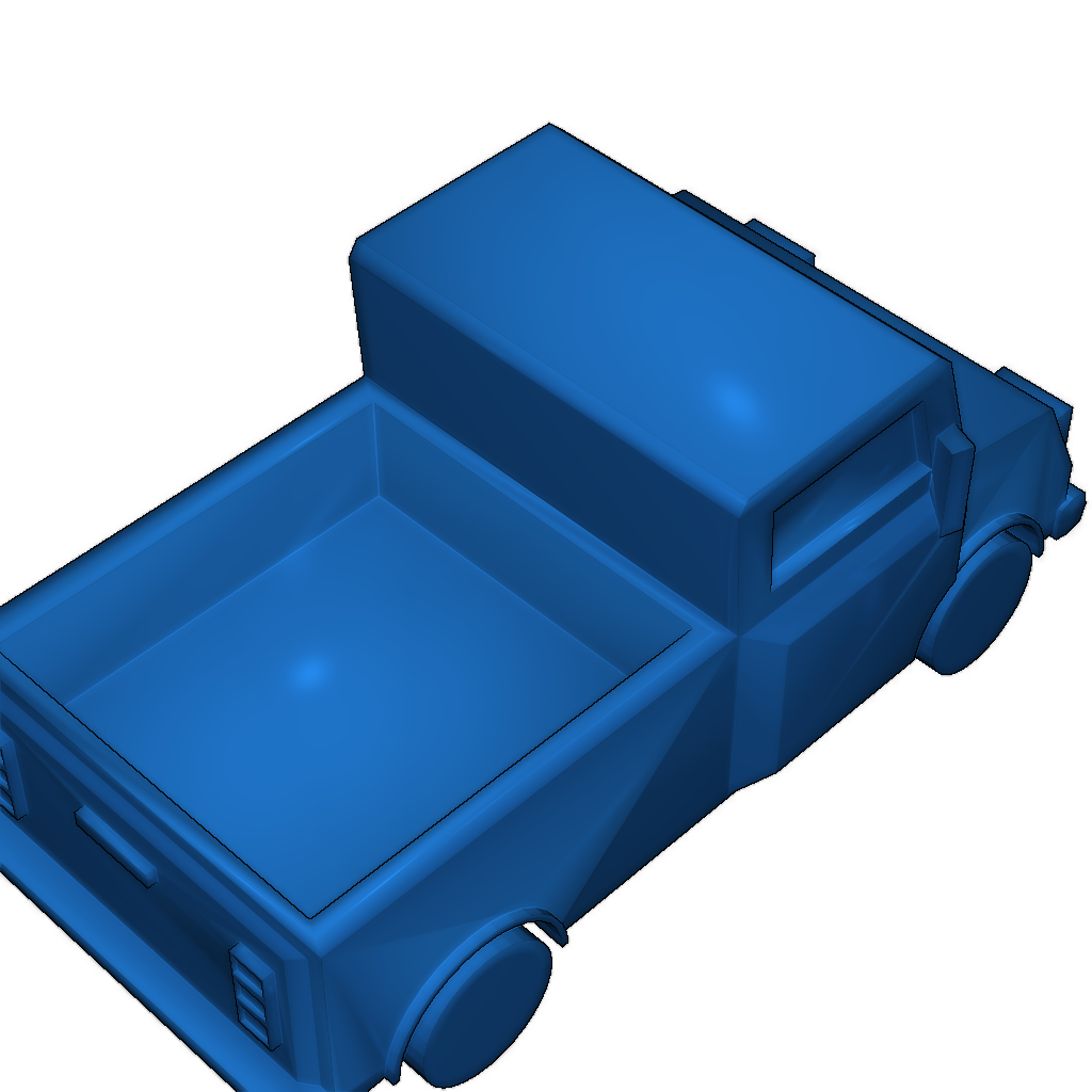 Низкополигональный пикап