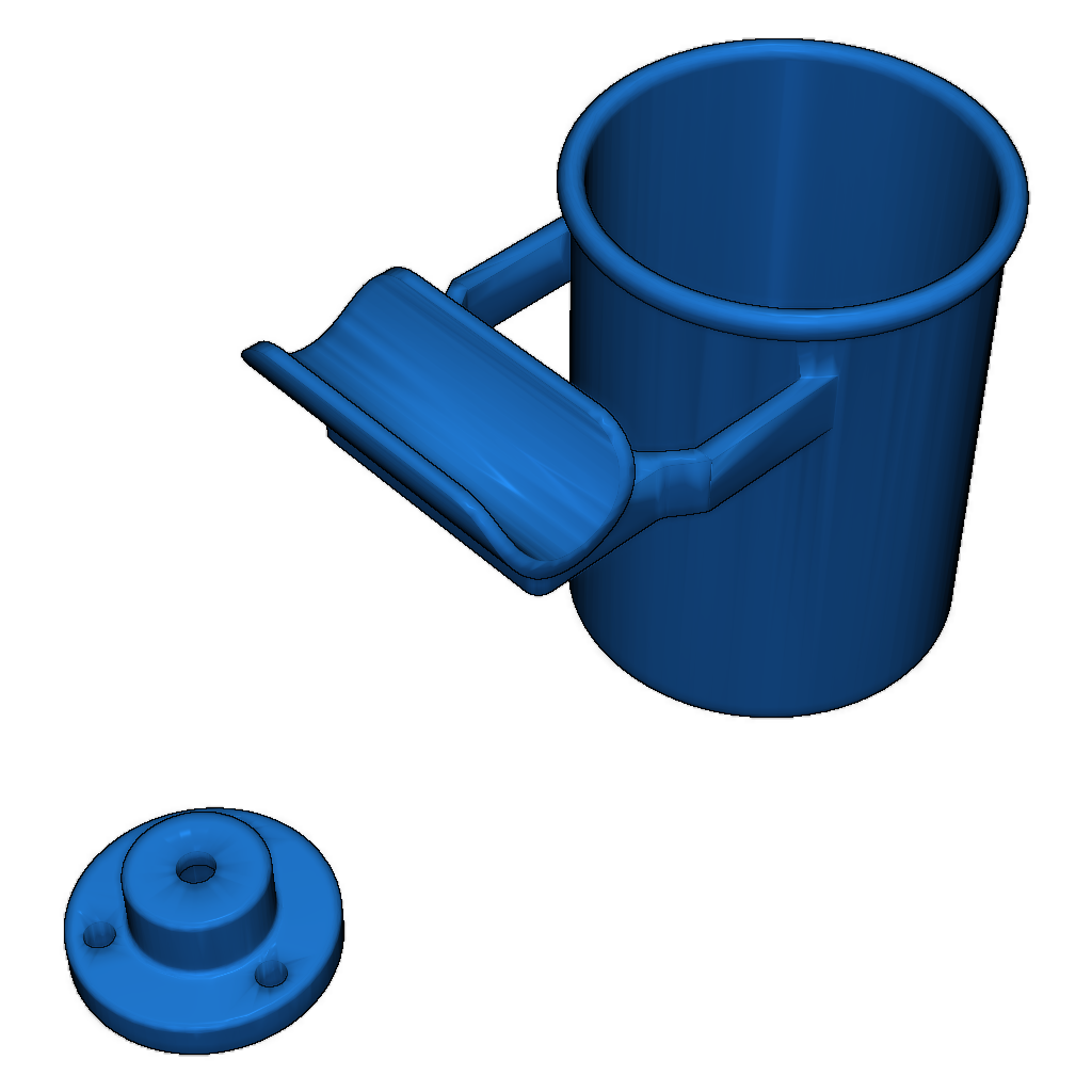 Держатель для чашки с подставкой для сигар на каяк