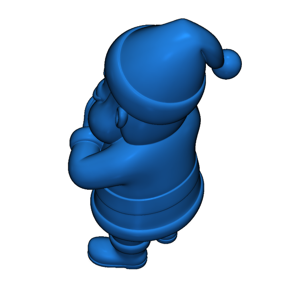 Санта Клаус с сердцем из рук