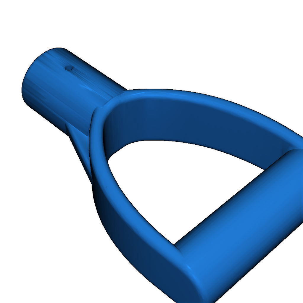 Укрепленная ручка для лопаты