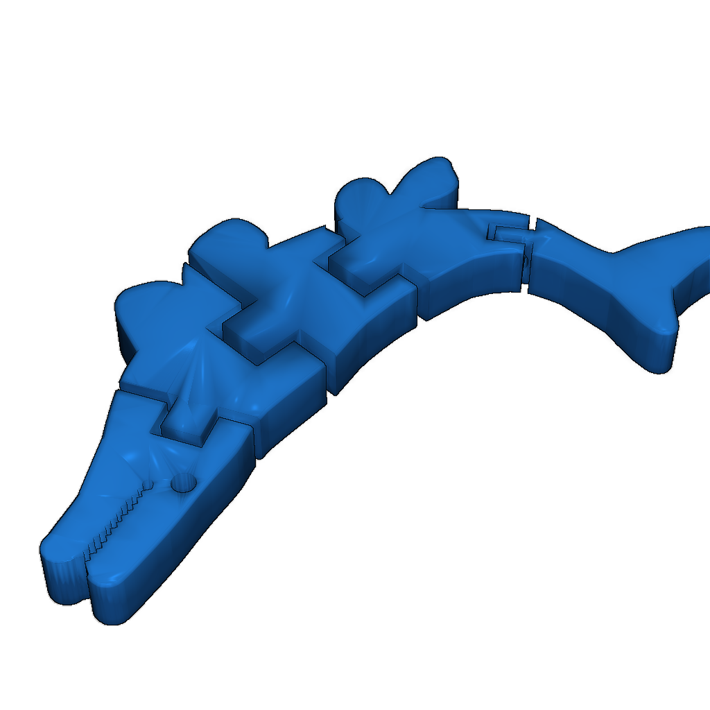 Гибкие динозавры для 3D печати