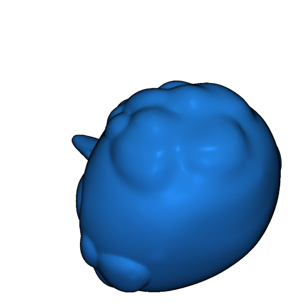 3D модель колибри в стиле LPS