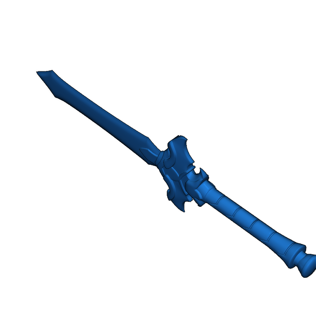 Меч Рё из аниме Маг воды