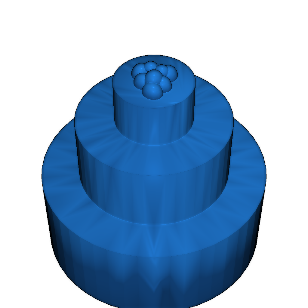 Торт для кукольного домика
