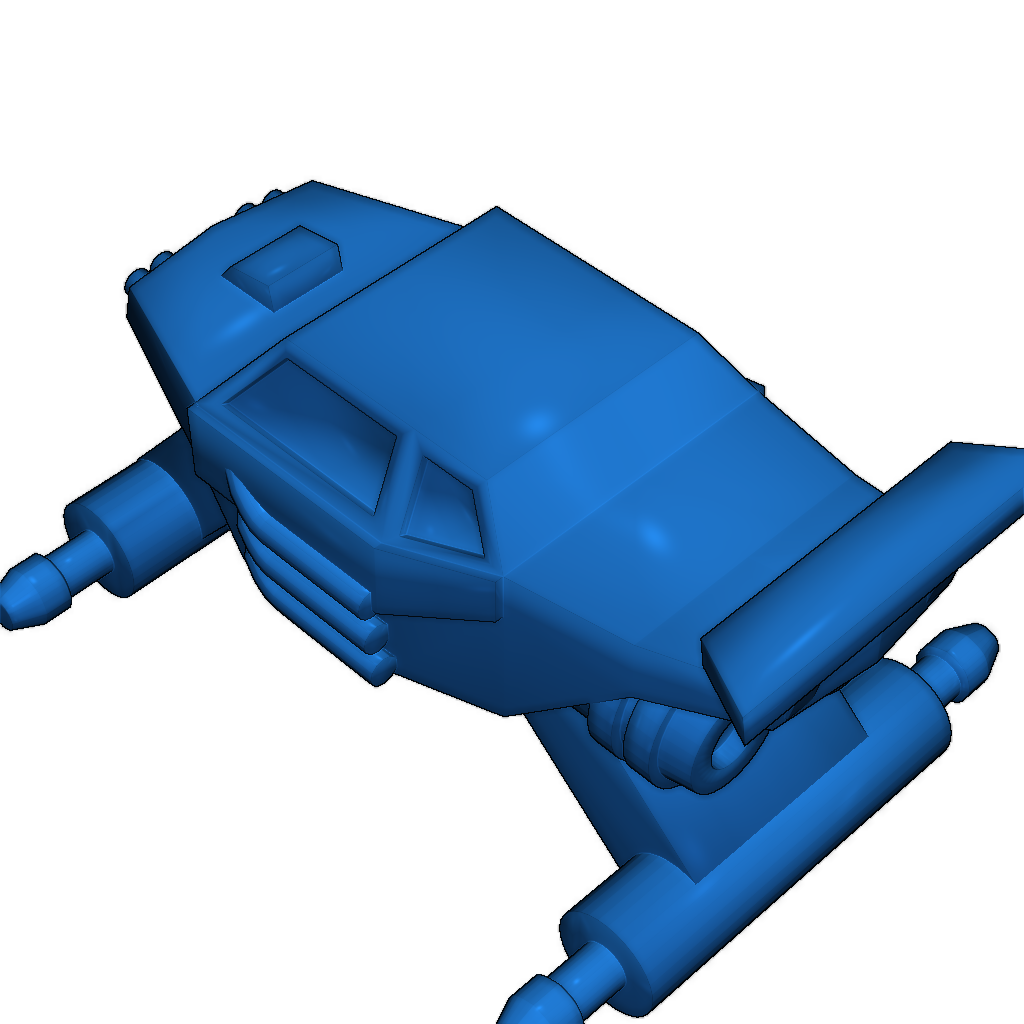 Монстр-трак Goliath с отдельными частями