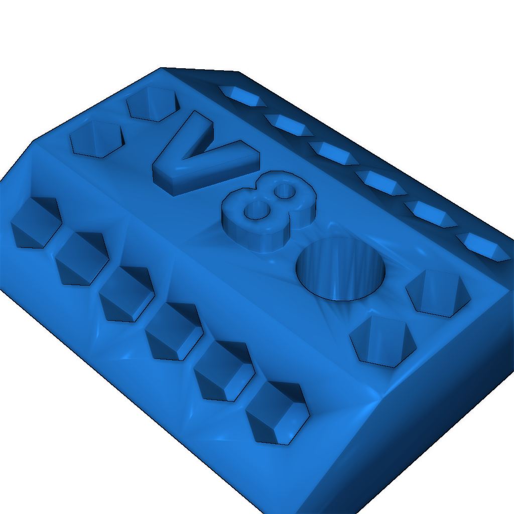 Органайзер бит в форме двигателя V8