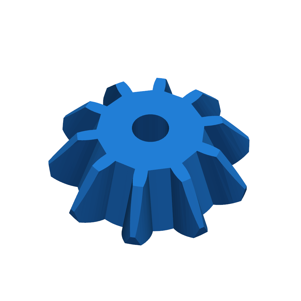 3D модель открытого дифференциала для Toyota