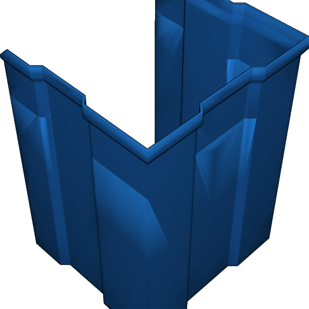 Коробка для демонстрации с возможностью stacking