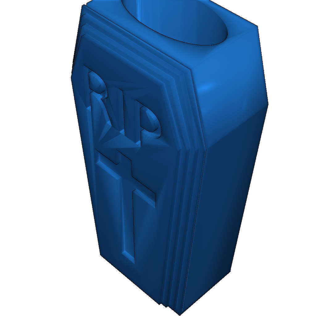 Держатель для зажигалки в форме гроба