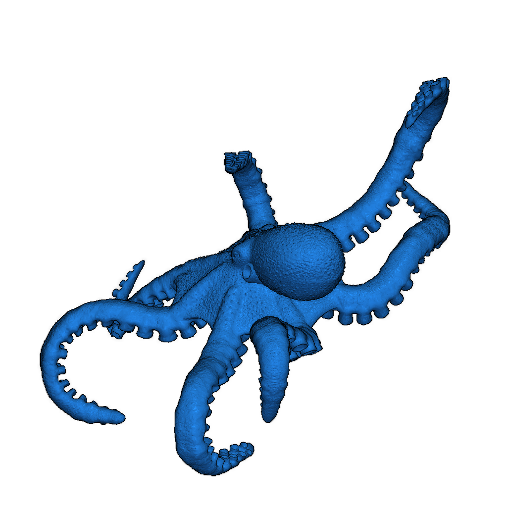 Гигантский осьминог - 3D модель