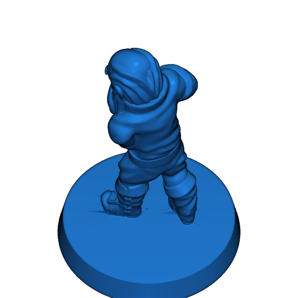 Миниатюра карлика-бойца