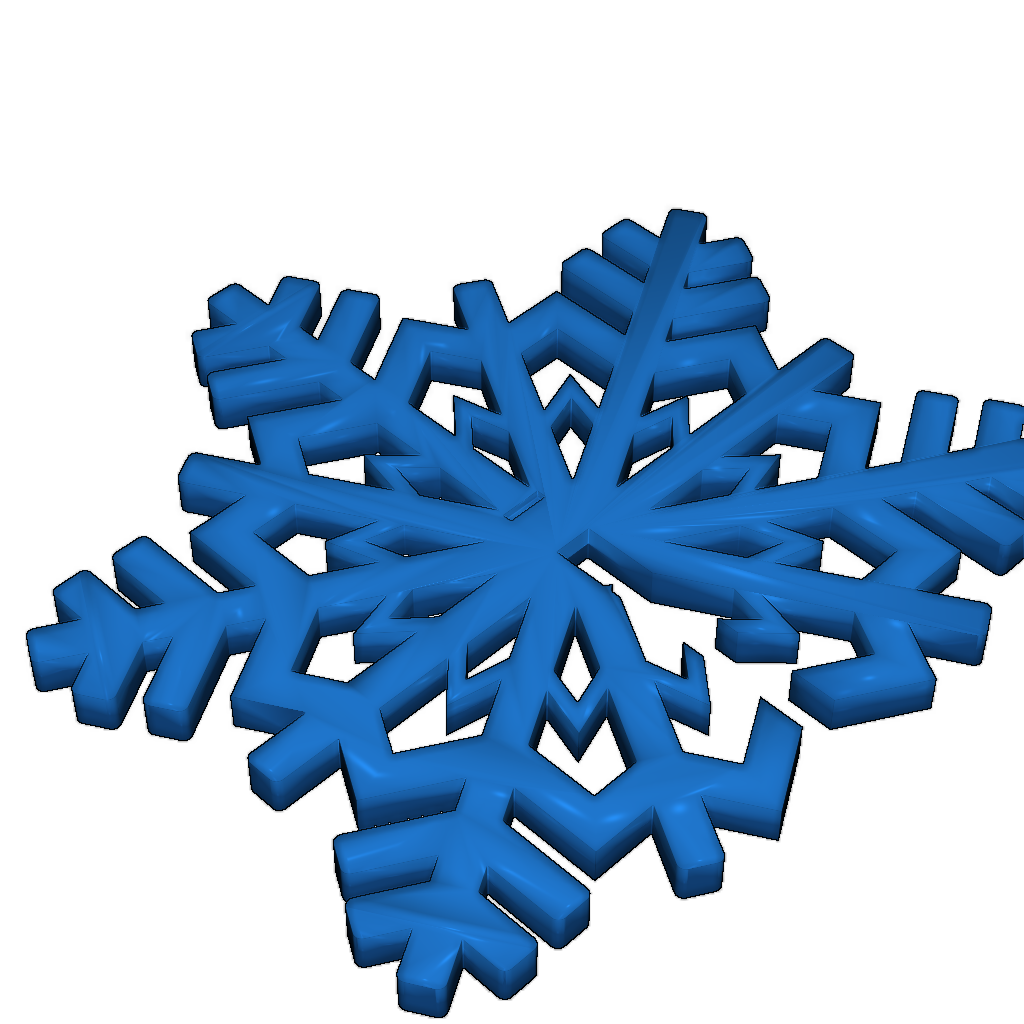 3D Снежинка Пазл для Новогоднего Декора
