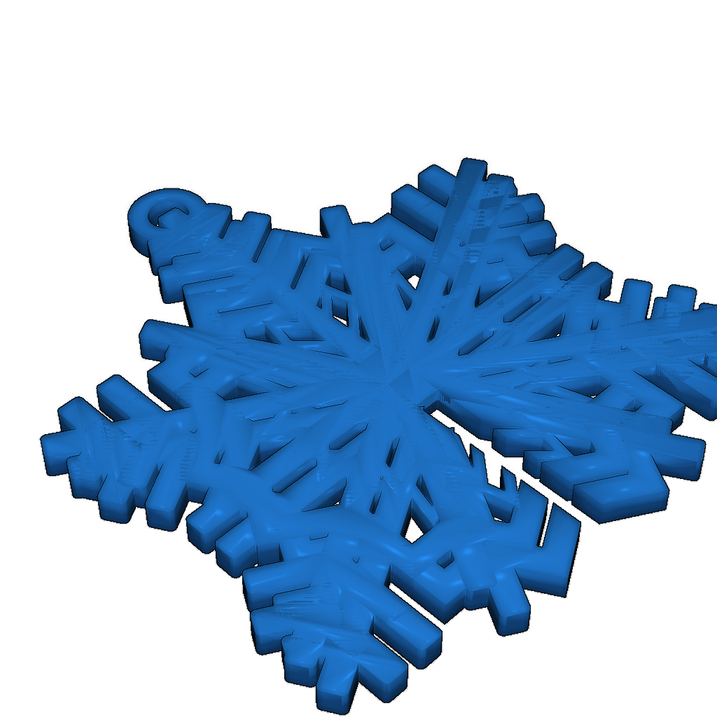 3D Снежинка Пазл для Новогоднего Декора