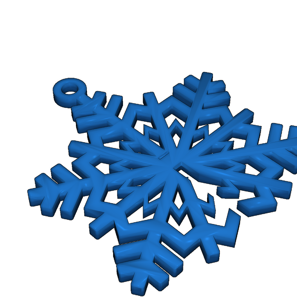 3D Снежинка Пазл для Новогоднего Декора