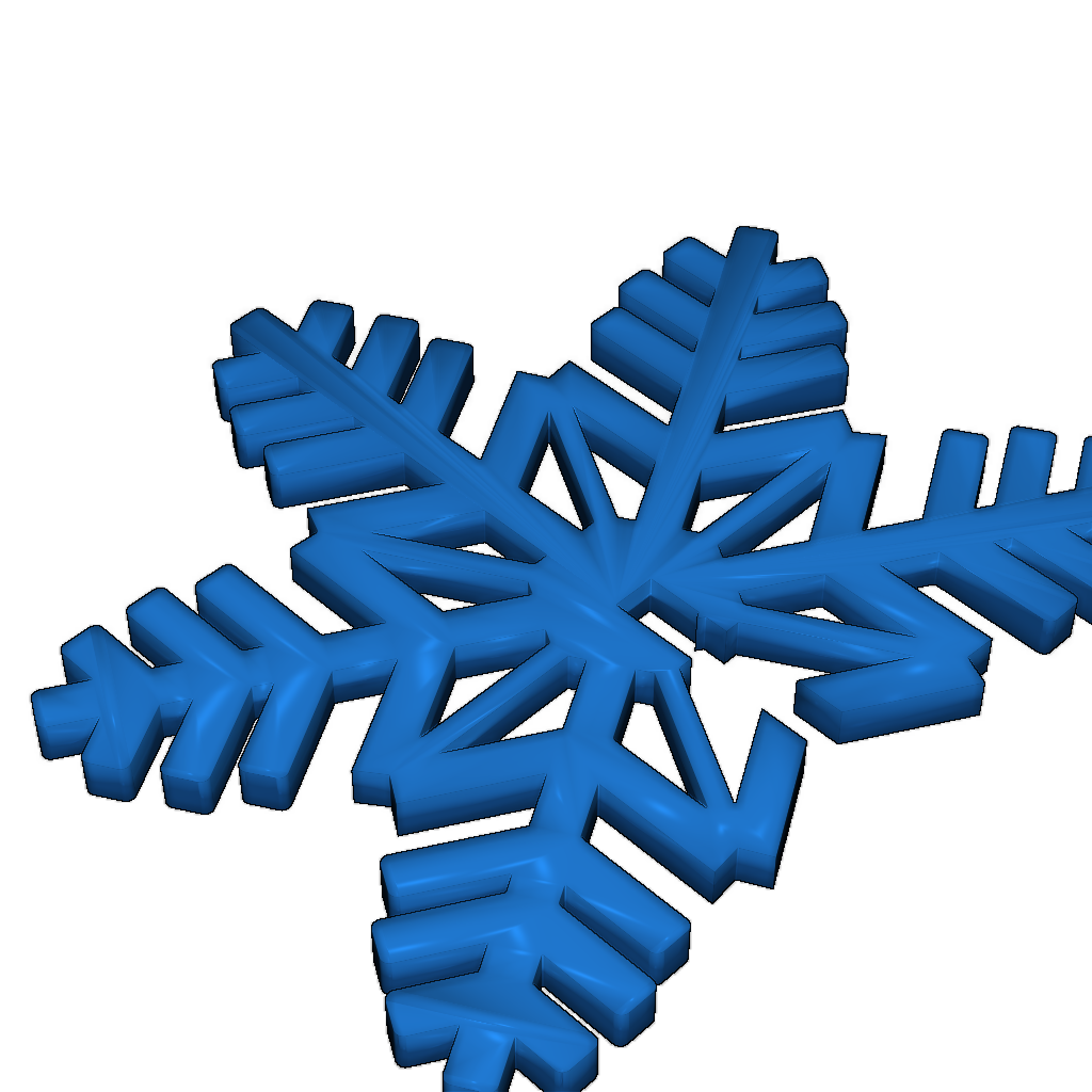 3D Снежинка-пазл для новогоднего декора