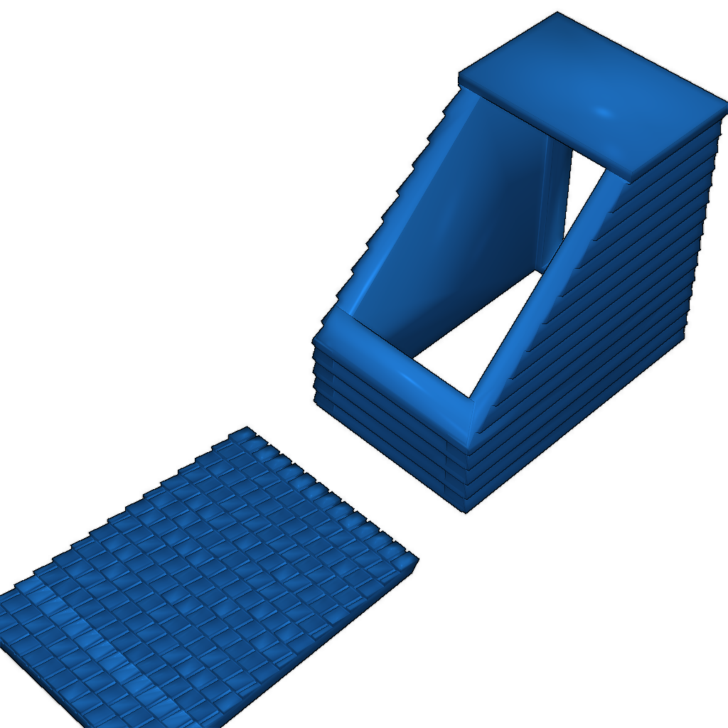 Кирпичный склад 1:87 HO масштаб