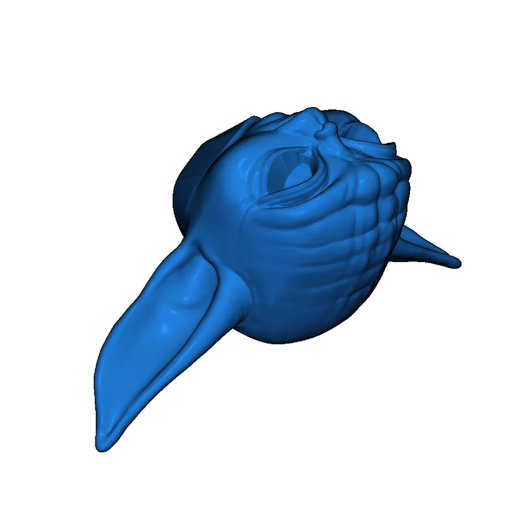 Модель Baby Yoda - Бесплатный образец