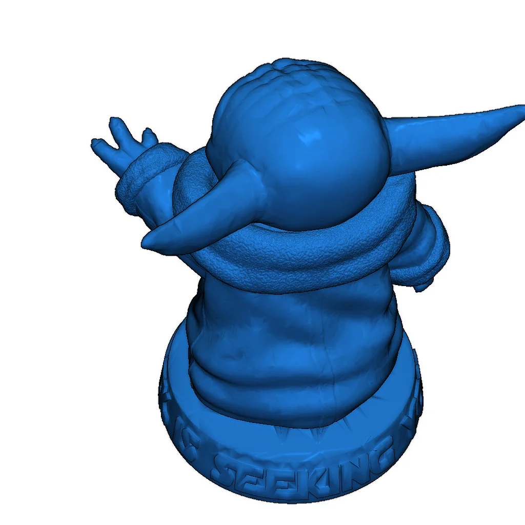 Модель Baby Yoda - Бесплатный образец