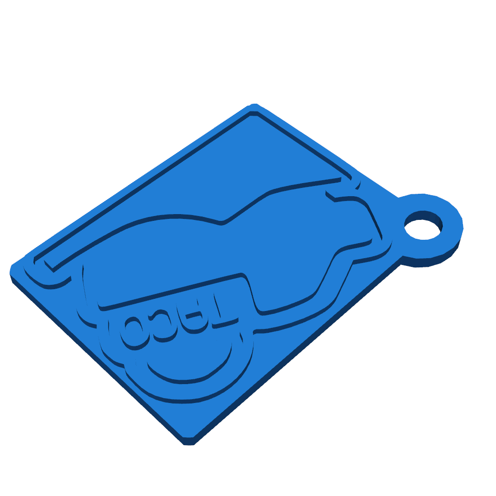 Ключница с логотипом грузовика Toyota Tacoma