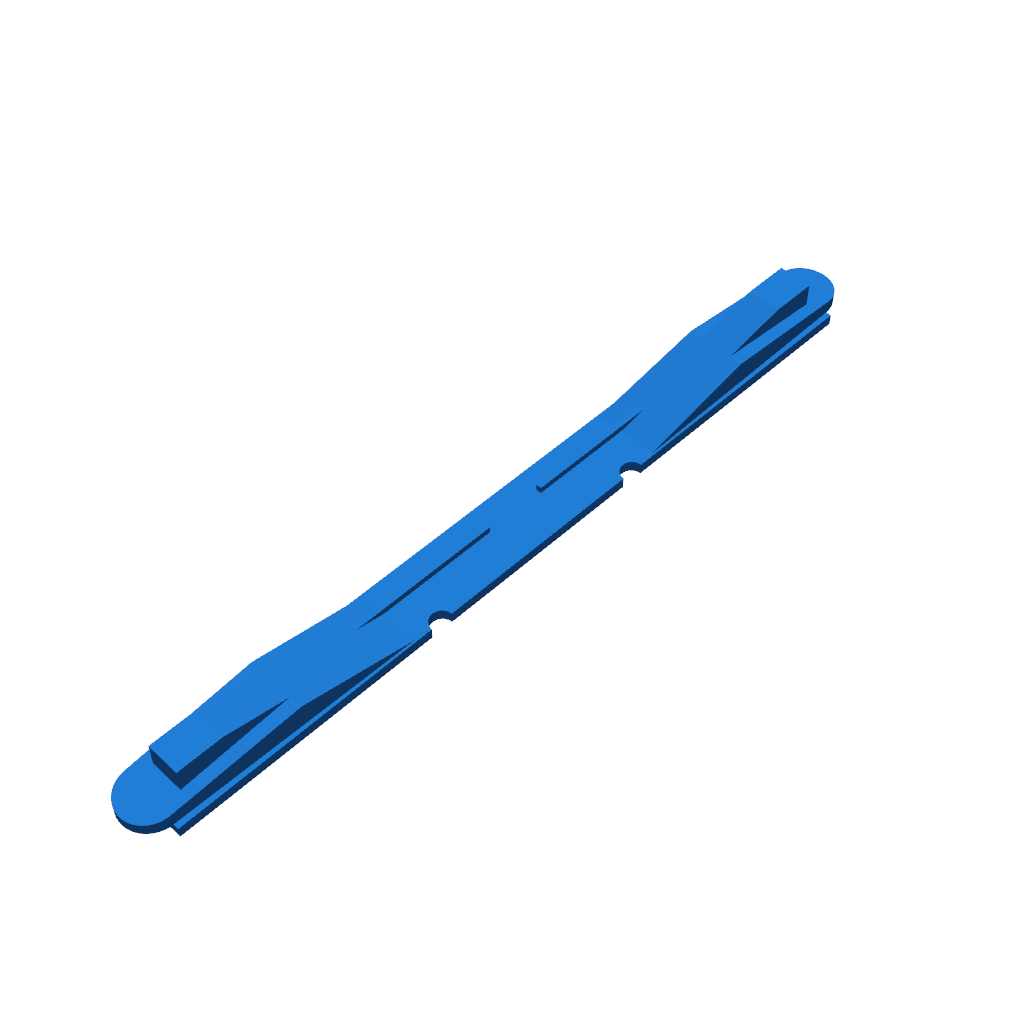 3D печатаемая накладка на рейку крыши для Astra H и Zafira B