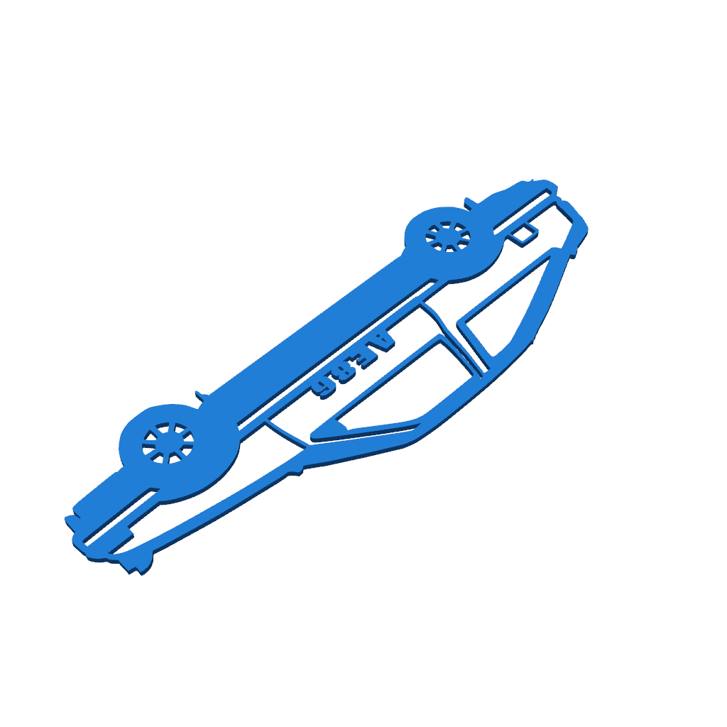 Силуэт AE86 для декорации