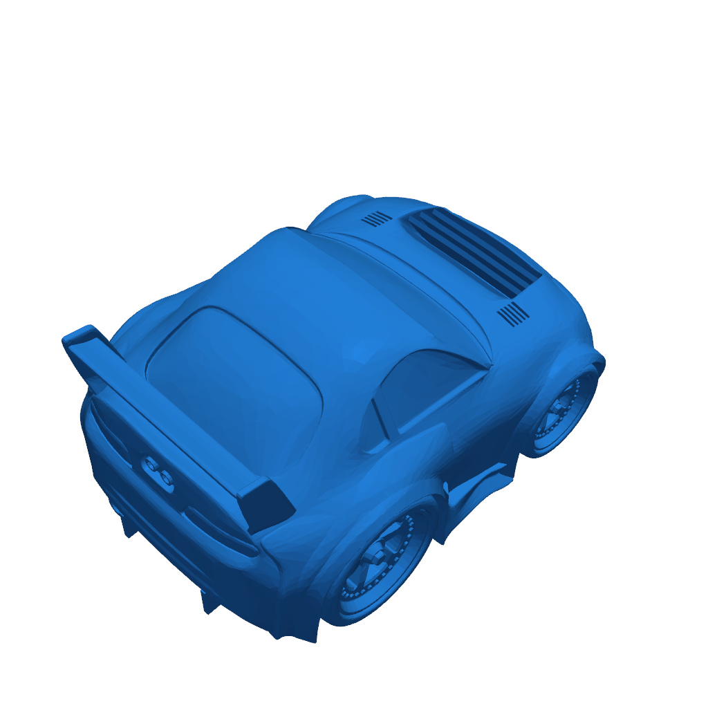 Деформированная модель TOYOTA Supra Castrol