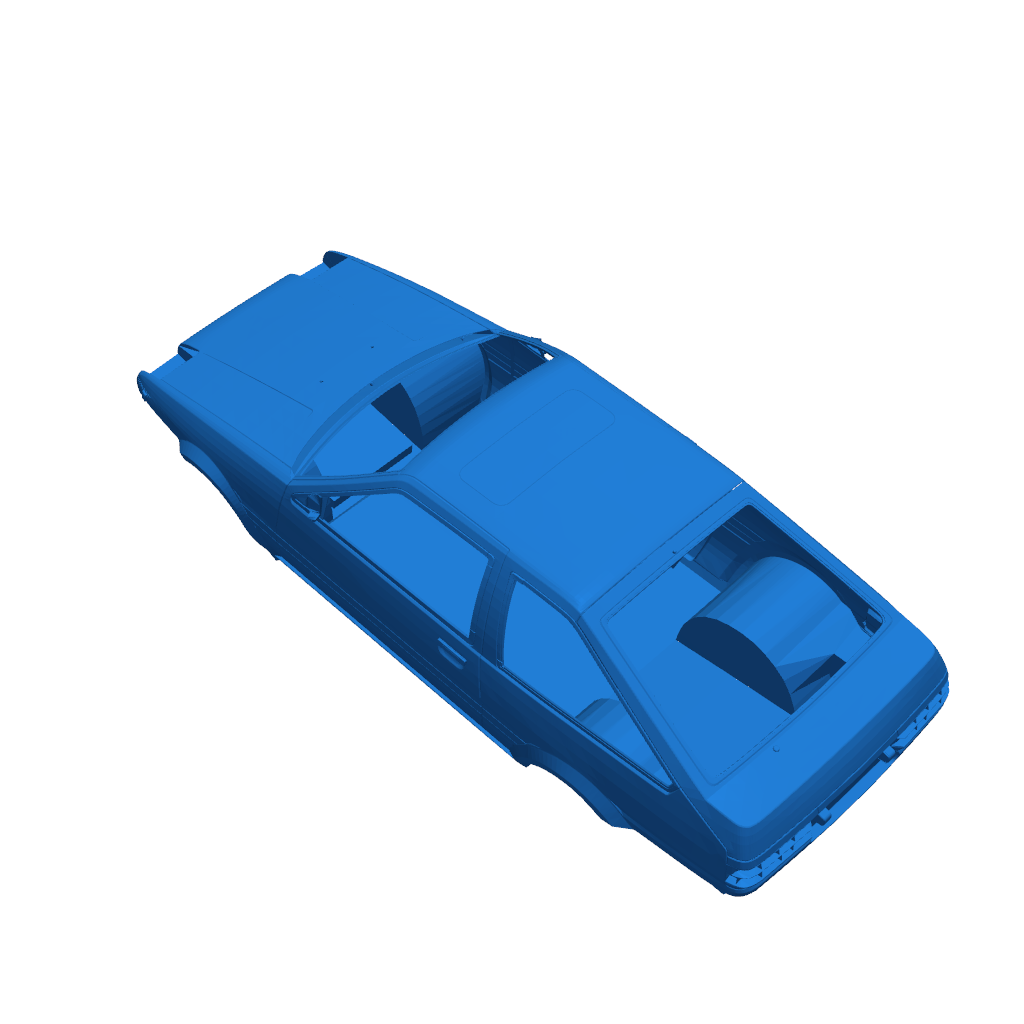 3D-модель Toyota AE86 Trueno