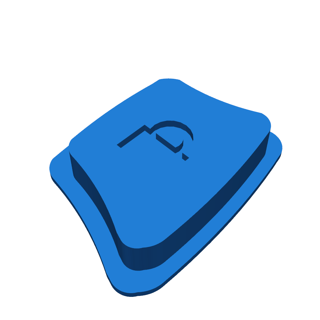 3D-модель кнопки для пульта дистанционного управления