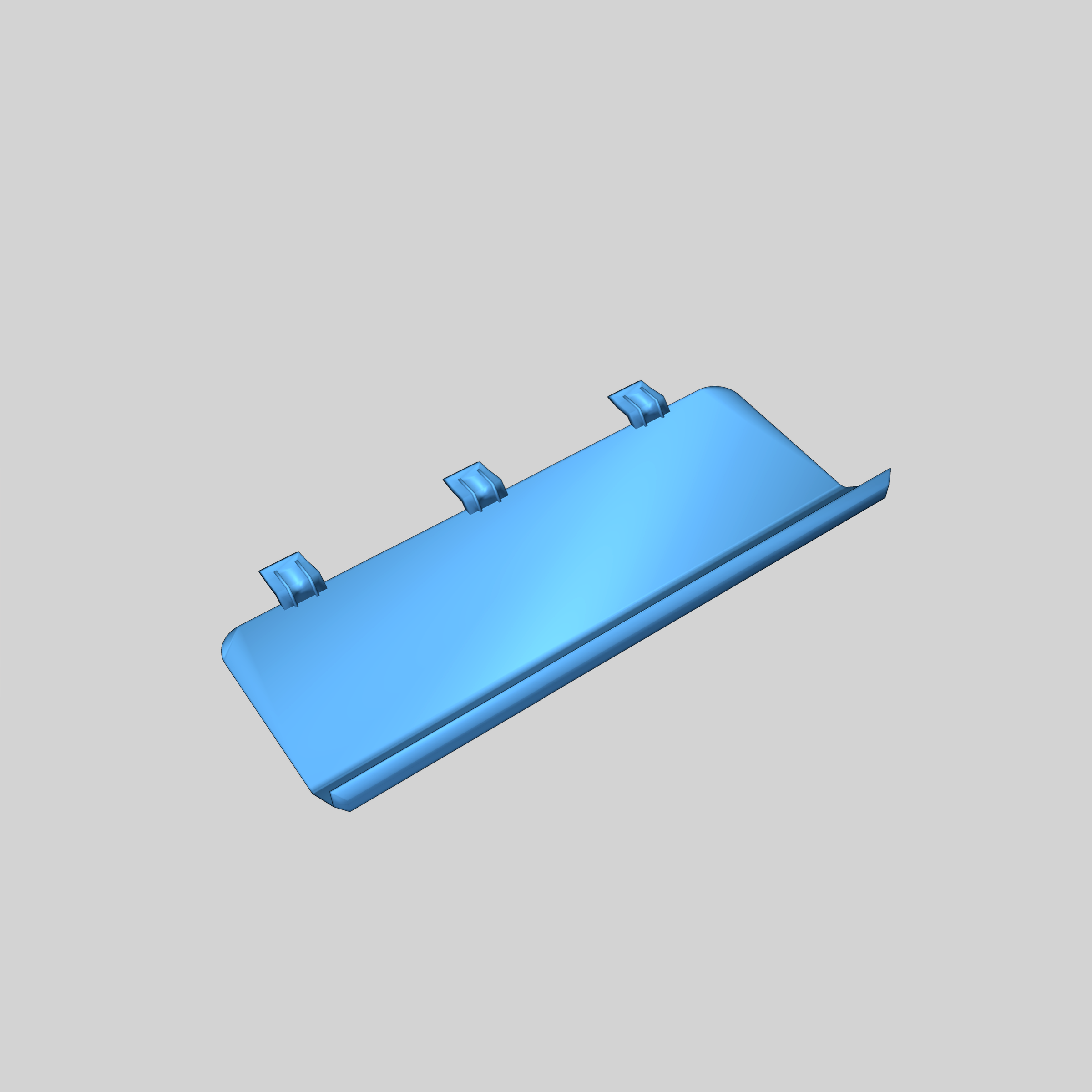 3D модель Кришка переднього буксирувального гака Mercedes W163 STL