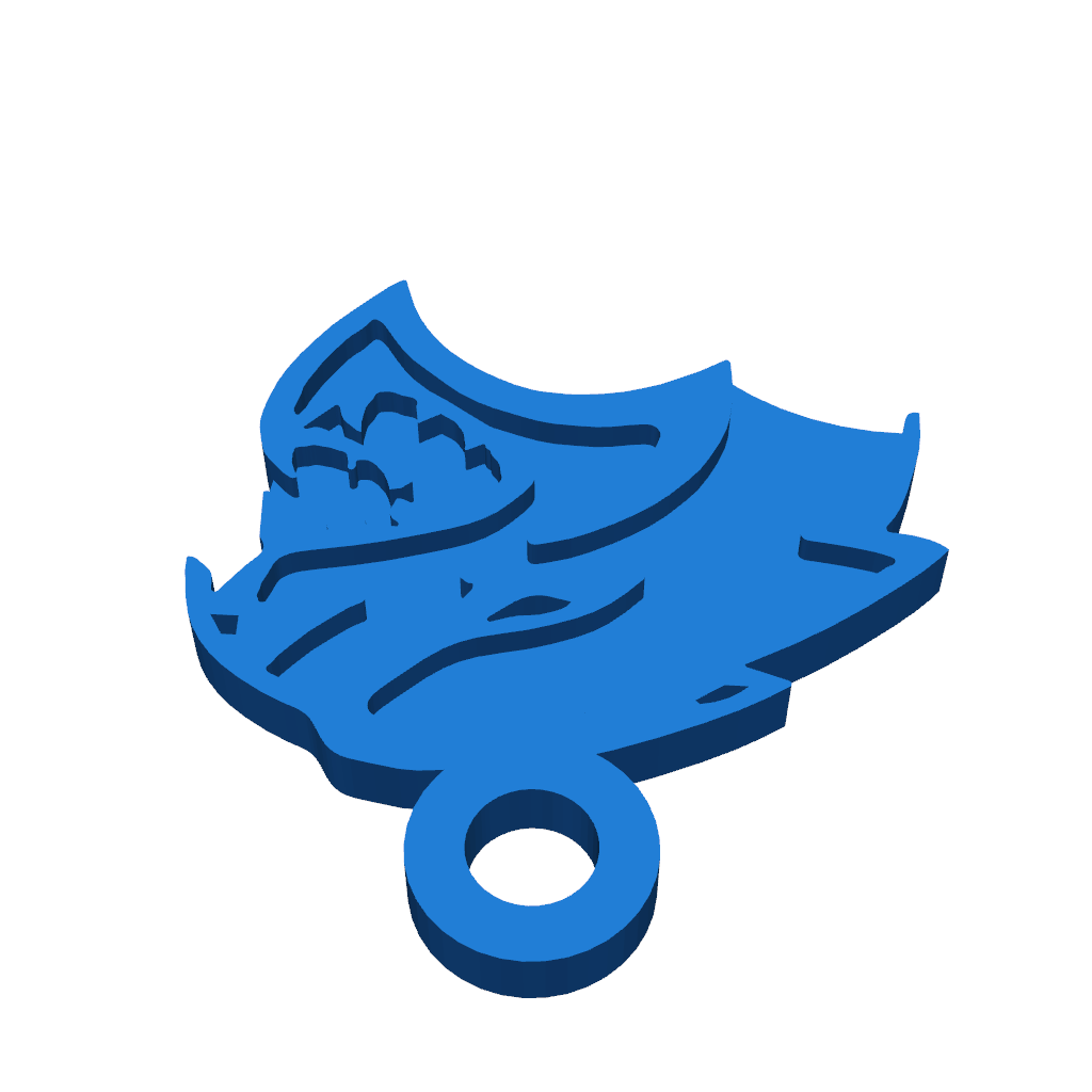 Ключница с логотипом Dodge Hell Cat