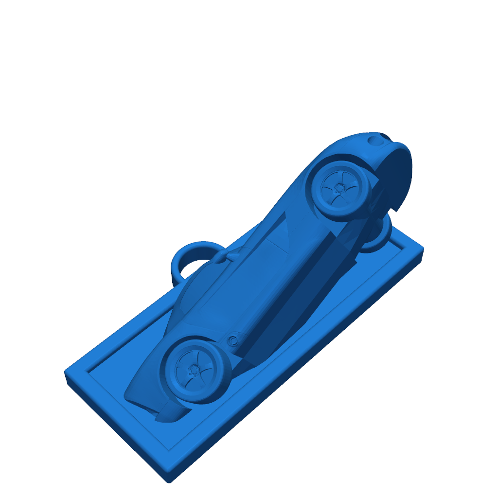 3D модель Dodge Viper с рамкой