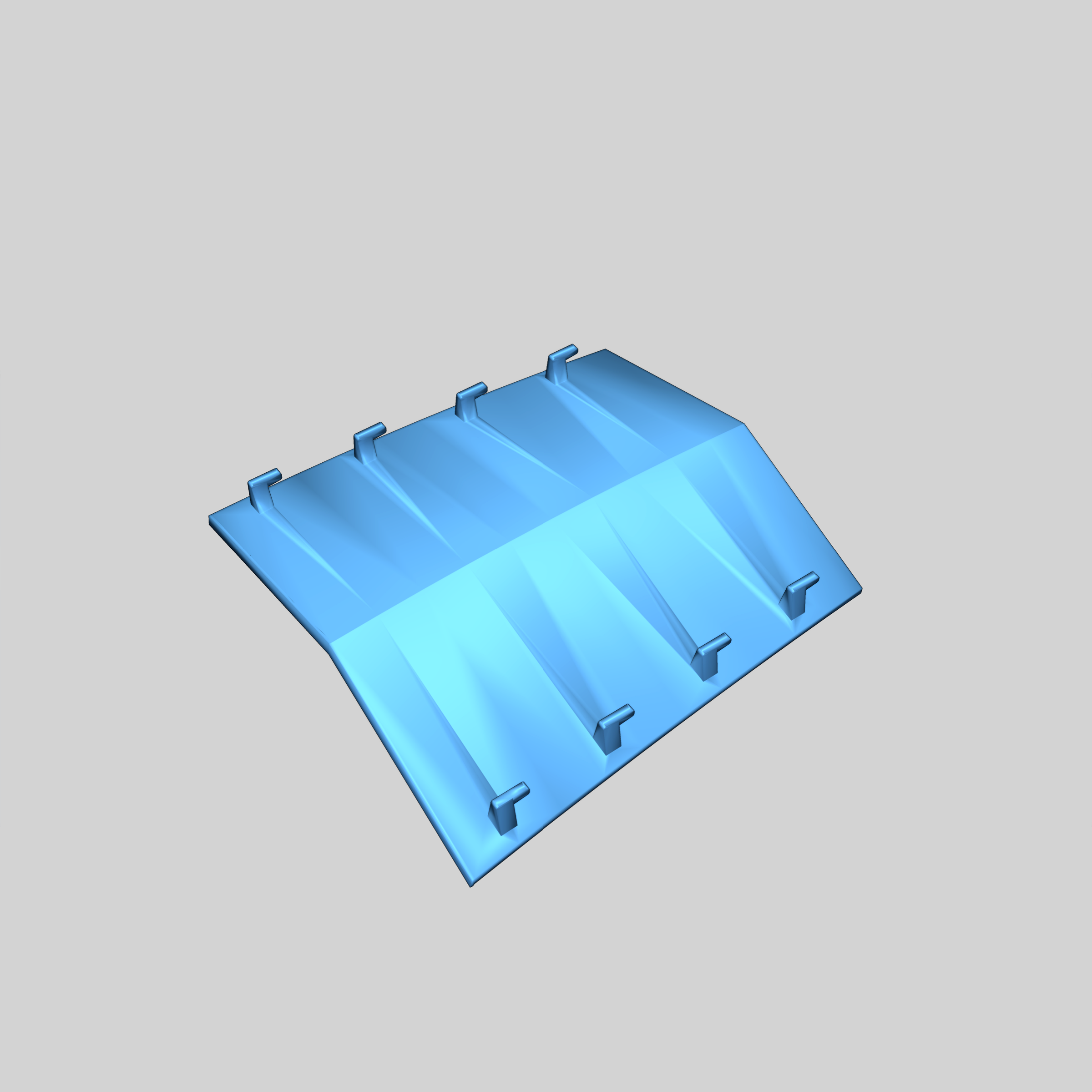 3D модель Крышка радара Distronic (эмблема решетки) Mercedes-Benz W211 - фото 4