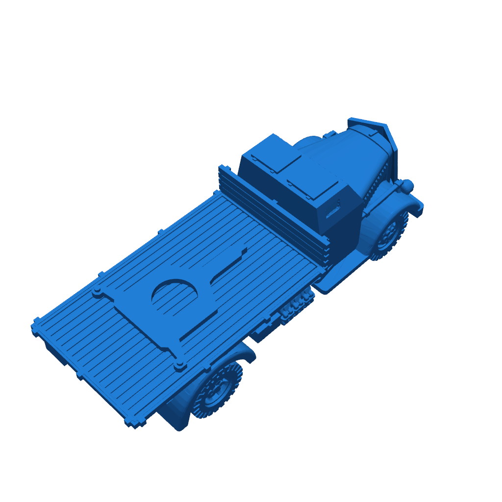Опель Блиц с бронированной кабиной - ремикс