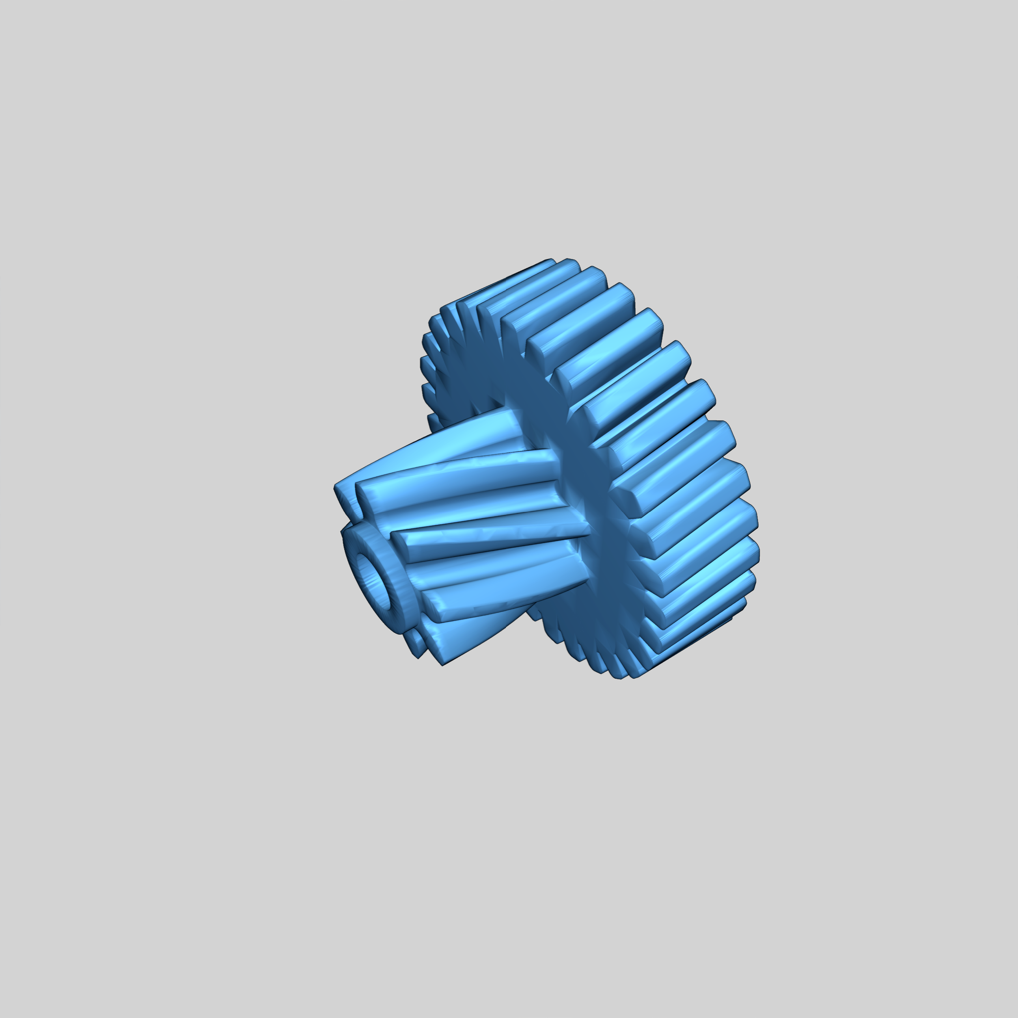 3D модель Комплект шестерен (3 шт.) привода регулировки сиденья Mercedes GL - фото 3