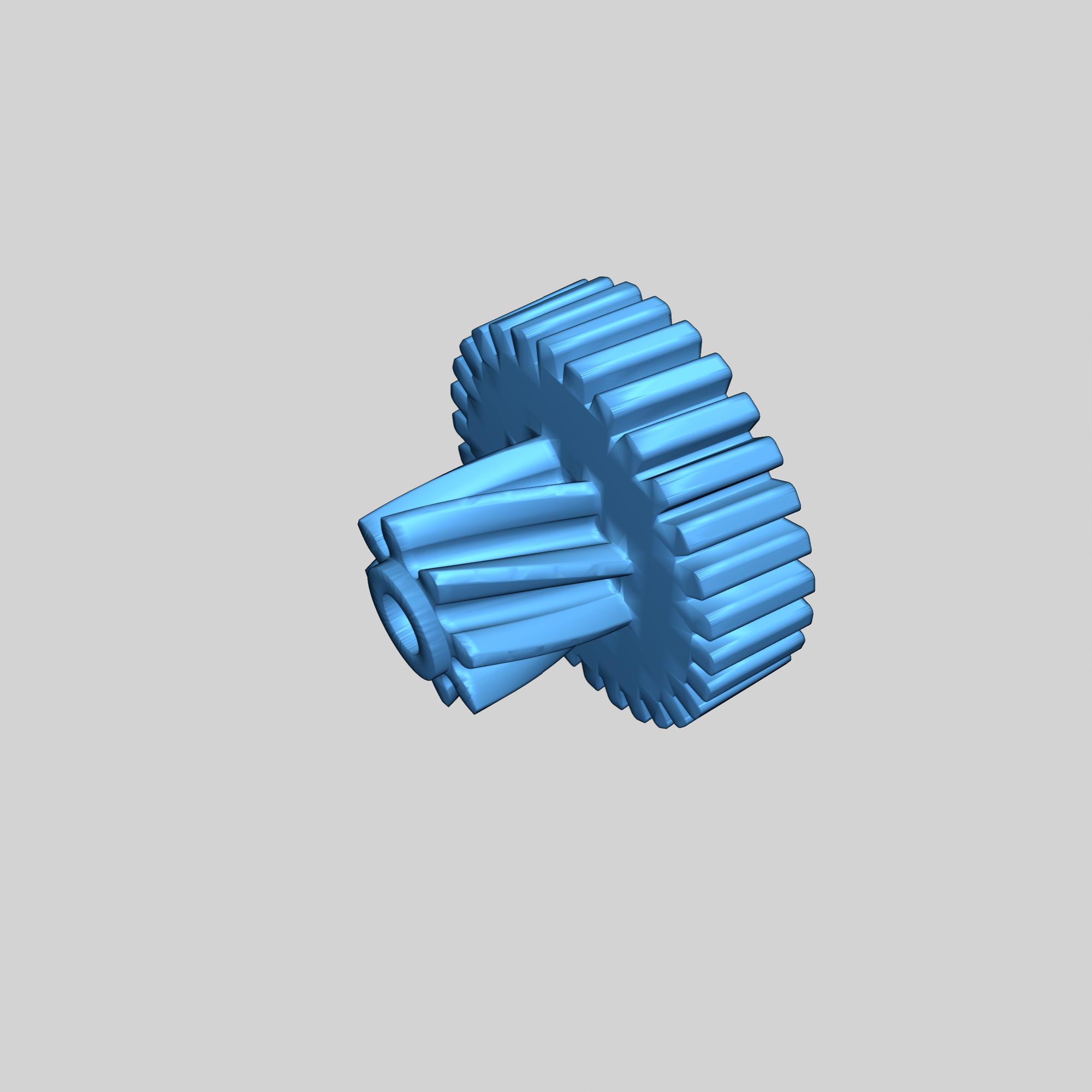 3D модель Комплект шестерен (3 шт.) привода регулировки сиденья Mercedes GL - фото 5