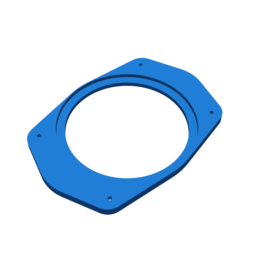 Адаптер для установки компонентных динамиков 6.5" в двери Challenger